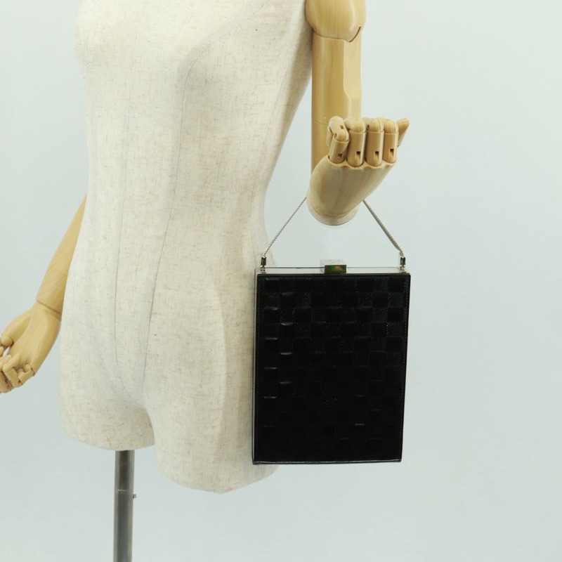 【日本直送】路易威登 Damier Vernis Ange GM 手提包黑色 M92103 LV 正品 am10703V-24