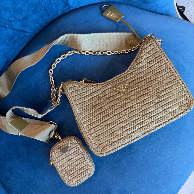 Prada 二合一鏈條包 背帶💚你值得擁有！-0