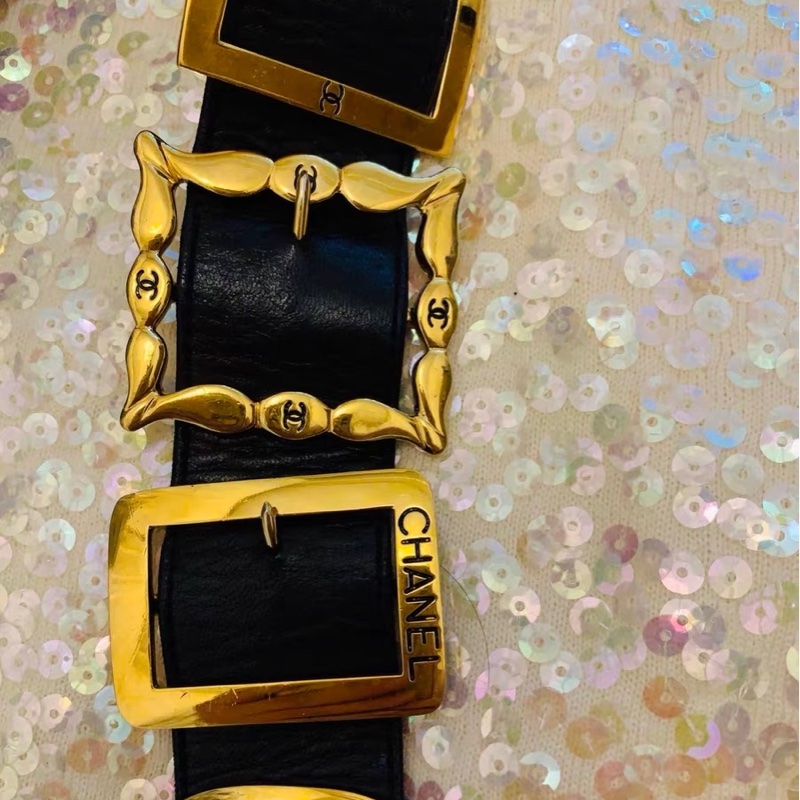 Chanel中古腰帶75釐米-0