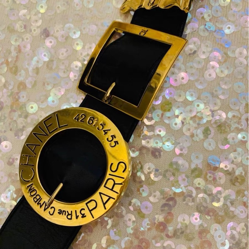 Chanel中古腰帶75釐米-3