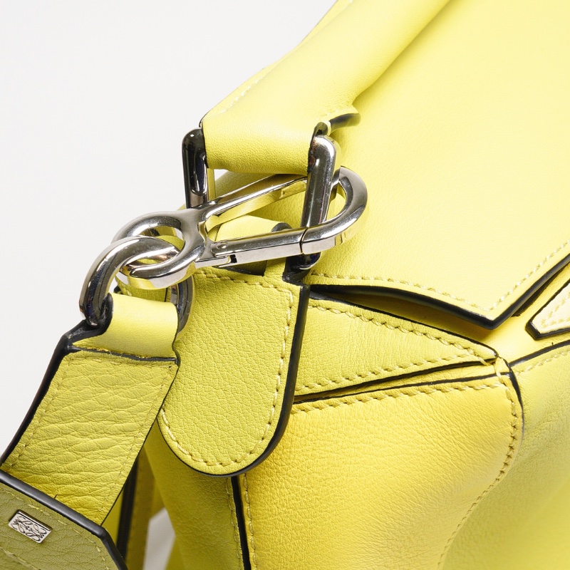 LOEWE 經典Puzzle 中號 芥末黃色-6