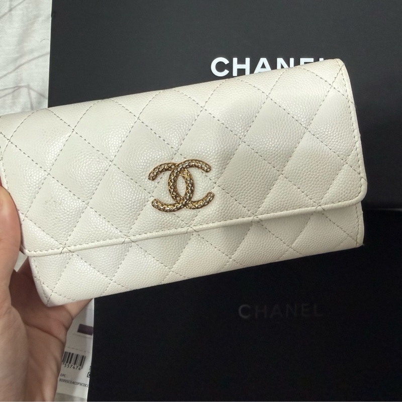 Chanel 白色中夾-0