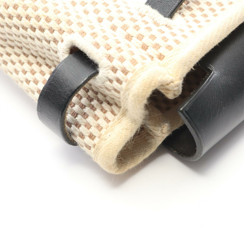 愛馬仕 Herbag TPM 肩挎包 H 041444CB 帆布 H Hunter 皮革 SHW-6