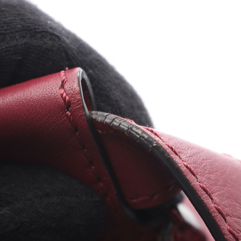 FENDI Peek-a-boo Regular 2Way 肩背手提包 8BN290 紫色皮革 二手-12