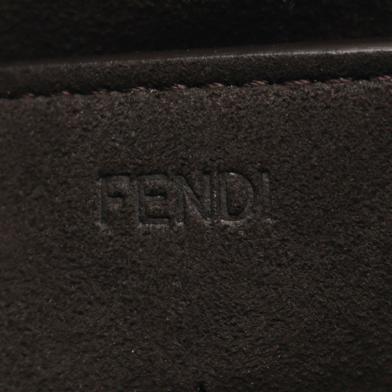 FENDI ORIGAMI 中型手提單肩包 8BH414 皮革 米色 二手 女士-3