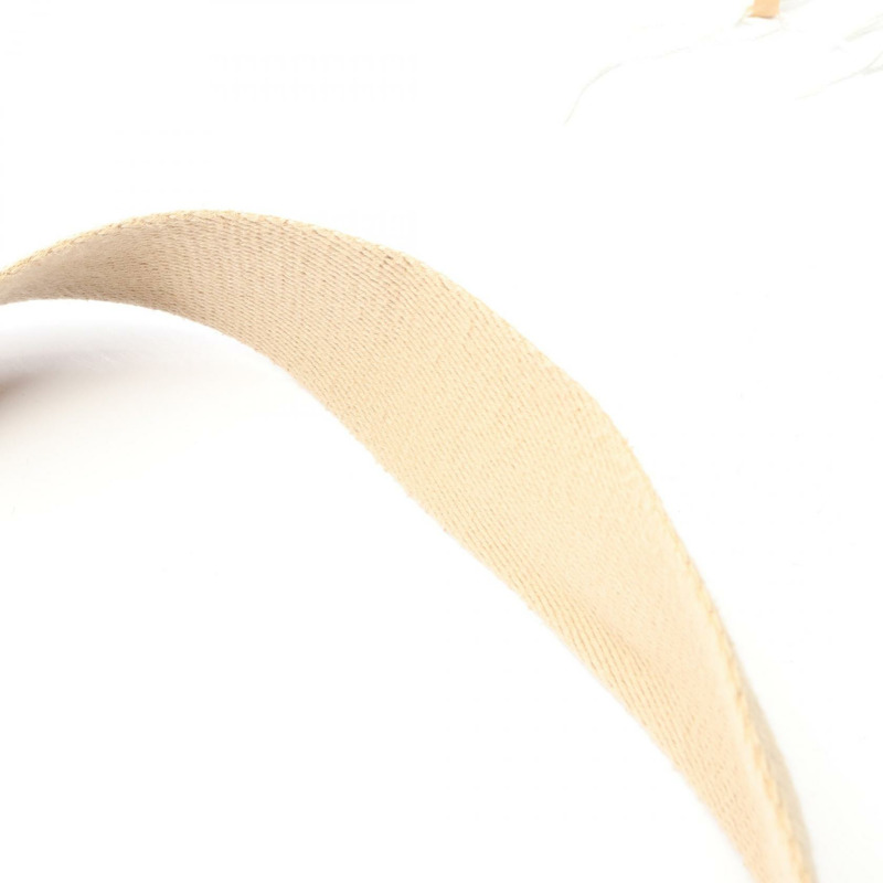 LOEWE 圓形雙肩包 B314278X01 帆布皮革 米色 二手 女士 logo-9