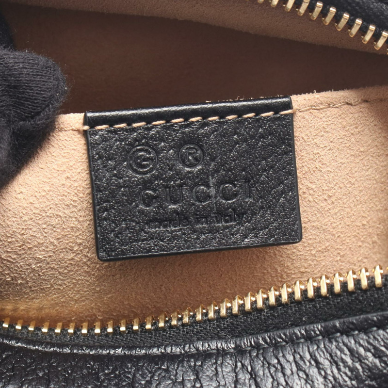 GUCCI Ophidia 斜背單肩包 719885 皮革 黑色 多色 二手 女士-3