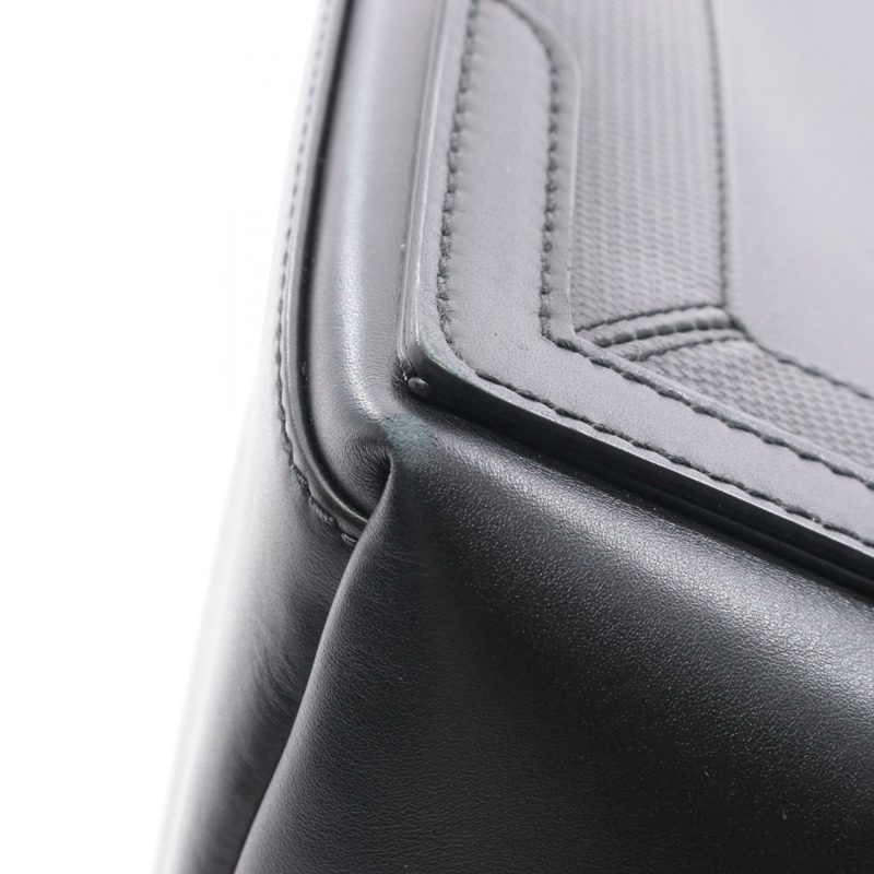 BALENCIAGA 海軍藍 CABAS S 手提包 339933 黑色皮革 二手 女士-6