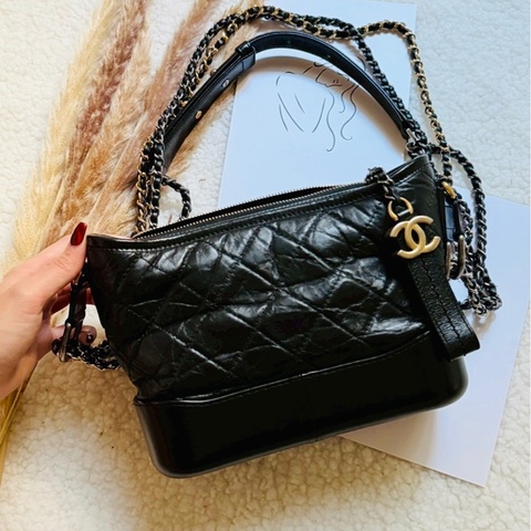 香奈兒黑金流浪包小號