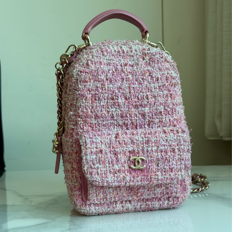 CHANEL 香奈兒迷你後背包 粉色款🩷🩷-2