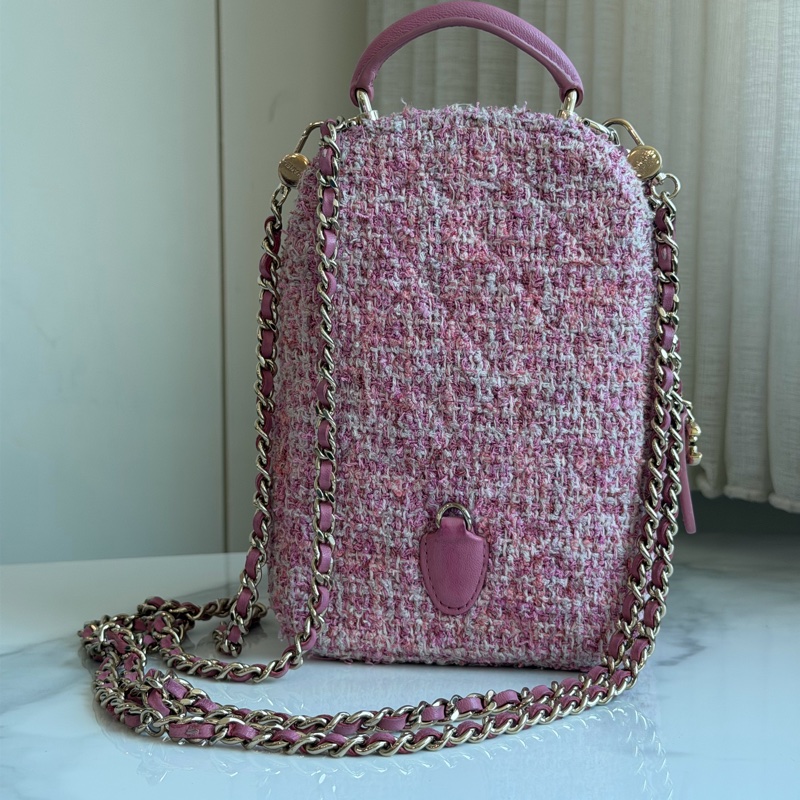 CHANEL 香奈兒迷你後背包 粉色款🩷🩷-4
