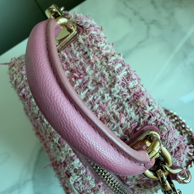 CHANEL 香奈兒迷你後背包 粉色款🩷🩷-9
