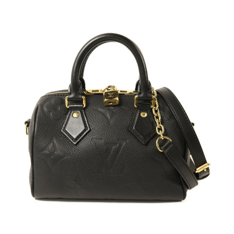 LOUIS VUITTON Monogram Empreinte Speedy Bandouliere 20金扣鏈帶手挽肩背兩用袋