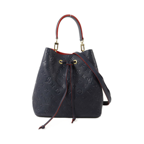 LOUIS VUITTON Monogram Empreinte Neo Noe MM金扣手挽肩背兩用袋