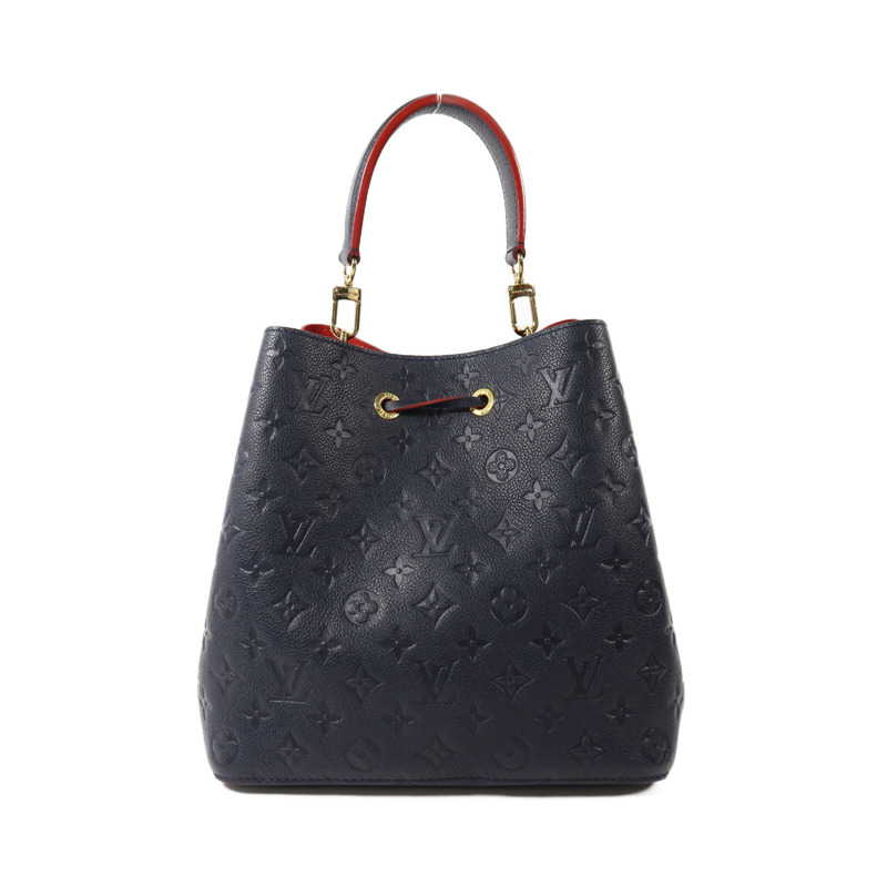 LOUIS VUITTON Monogram Empreinte Neo Noe MM金扣手挽肩背兩用袋-1