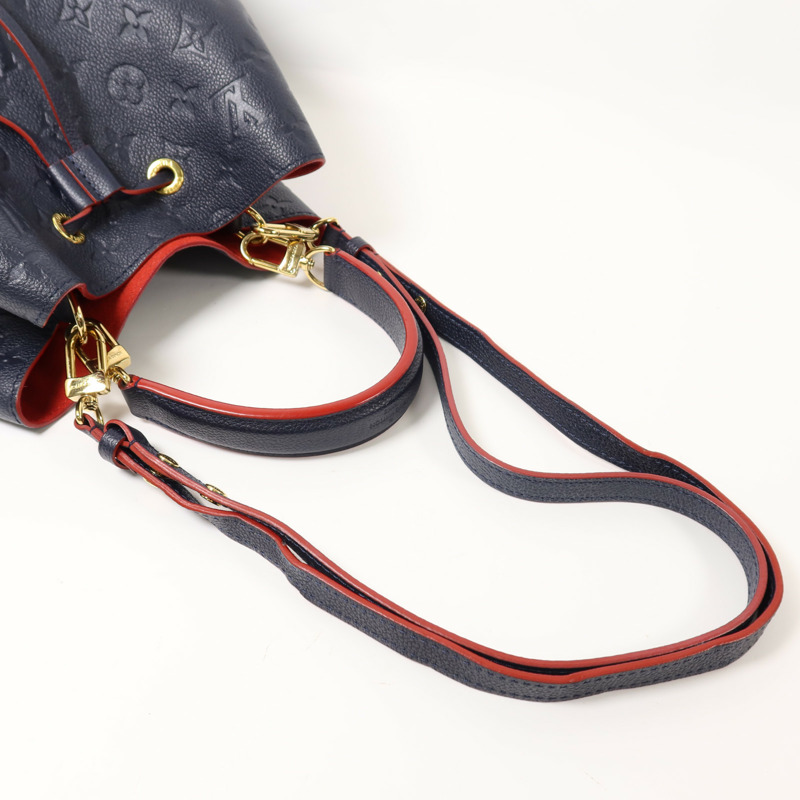 LOUIS VUITTON Monogram Empreinte Neo Noe MM金扣手挽肩背兩用袋-7