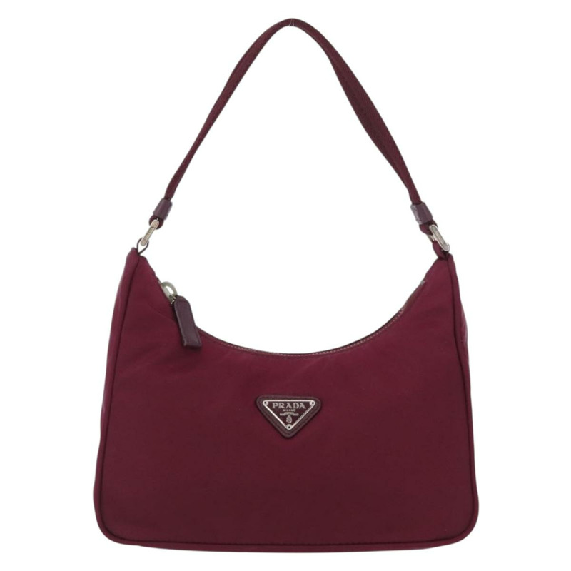 【日本直送】PRADA 尼龍紫色銀色手提包 Auth fm5137V-12