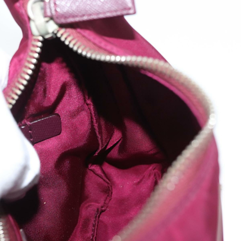 【日本直送】PRADA 尼龍紫色銀色手提包 Auth fm5137V-20