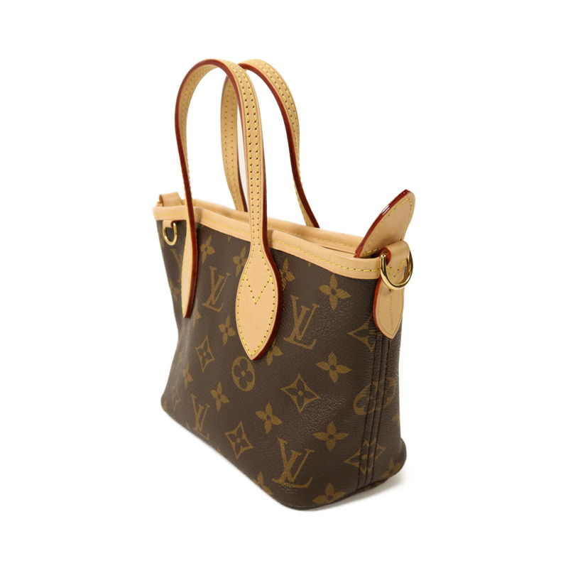 LOUIS VUITTON Monogram Neverfull BB金扣手挽肩背兩用袋-2