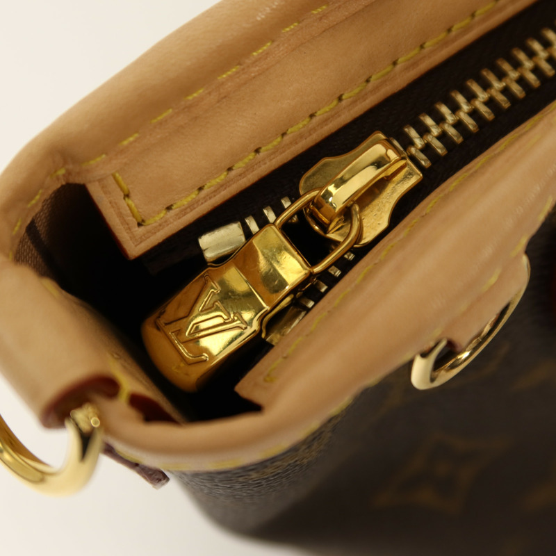 LOUIS VUITTON Monogram Neverfull BB金扣手挽肩背兩用袋-9