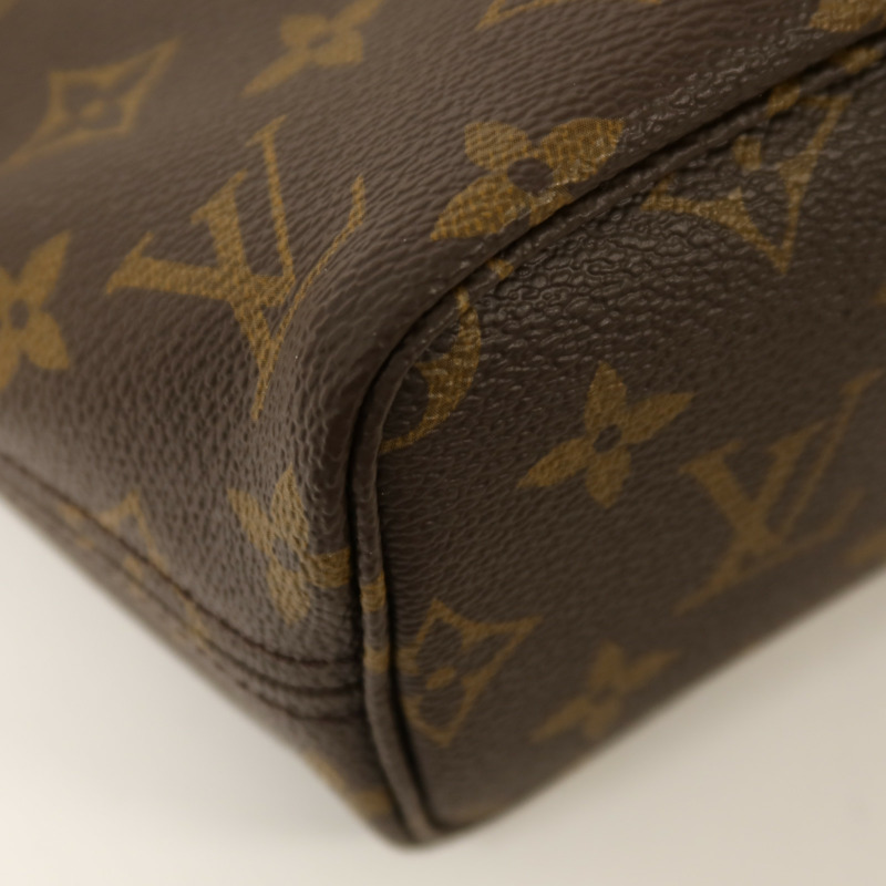 LOUIS VUITTON Monogram Neverfull BB金扣手挽肩背兩用袋-10