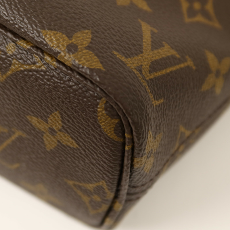 LOUIS VUITTON Monogram Neverfull BB金扣手挽肩背兩用袋-11