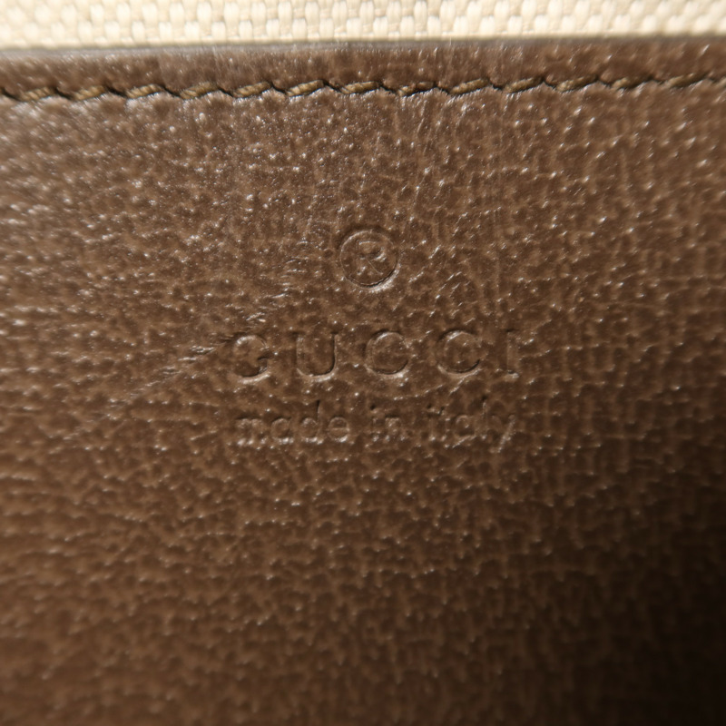 GUCCI 塗層帆布Ophidia Super Mini金扣肩背袋-5