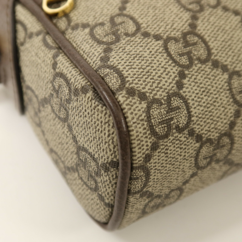 GUCCI 塗層帆布Ophidia Super Mini金扣肩背袋-10