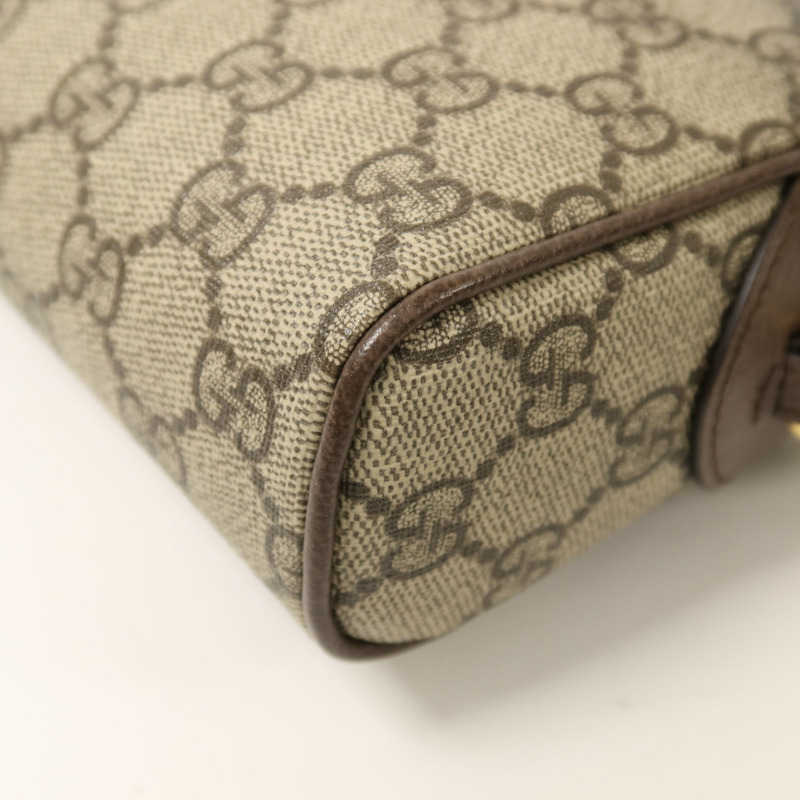 GUCCI 塗層帆布Ophidia Super Mini金扣肩背袋-13