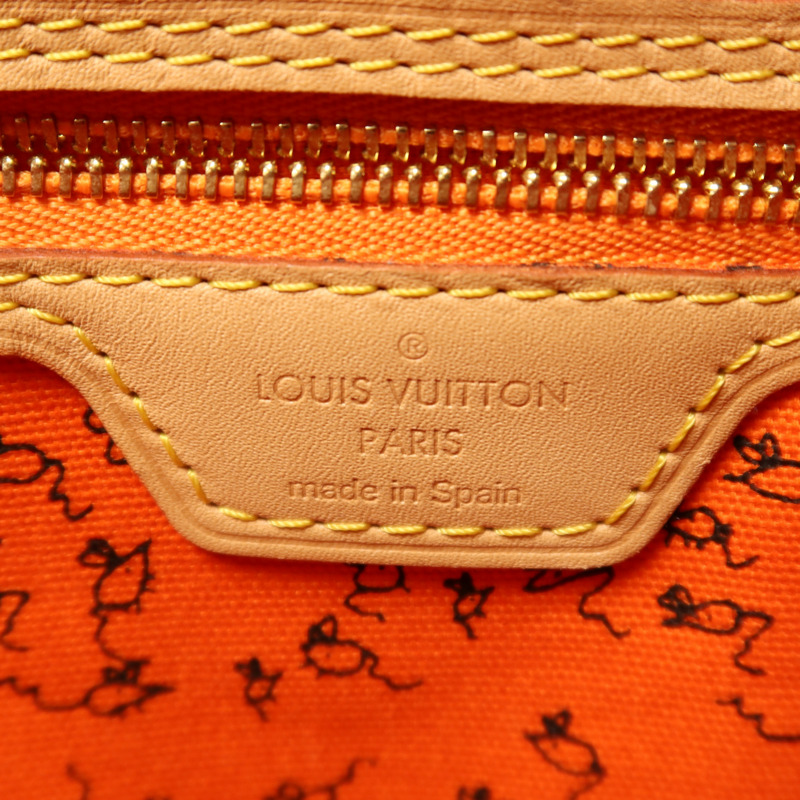 LOUIS VUITTON Catgram Neverfull MM金扣肩背袋-5