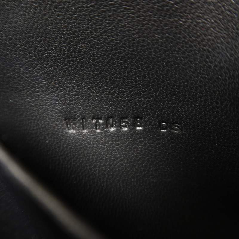 HERMES Chevre皮革Mini Bolide銀扣手挽肩背兩用袋Noir-6