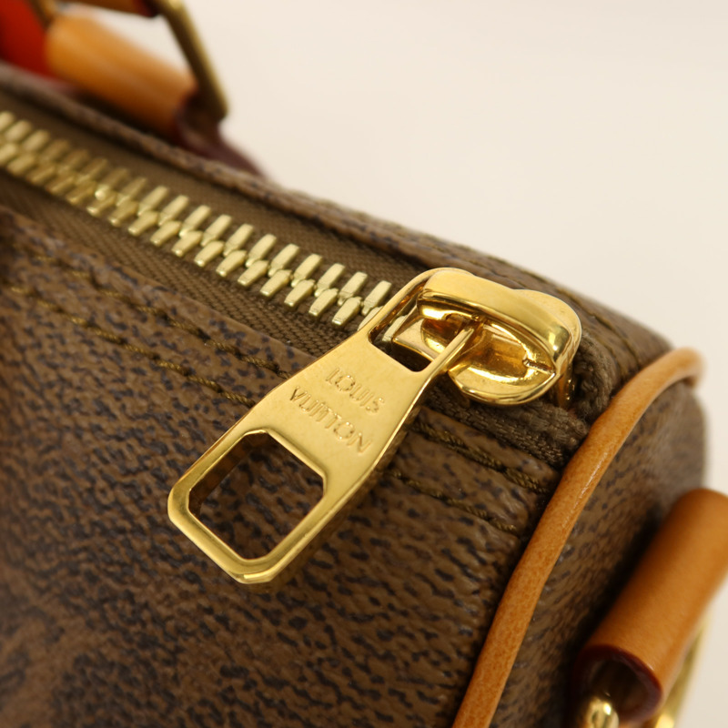 LOUIS VUITTON Monogram Dust Keepall Bandouliere 25金扣手挽肩背兩用袋-8