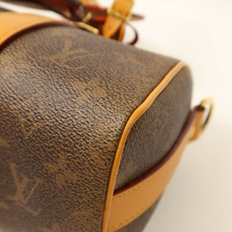 LOUIS VUITTON Monogram Dust Keepall Bandouliere 25金扣手挽肩背兩用袋-10