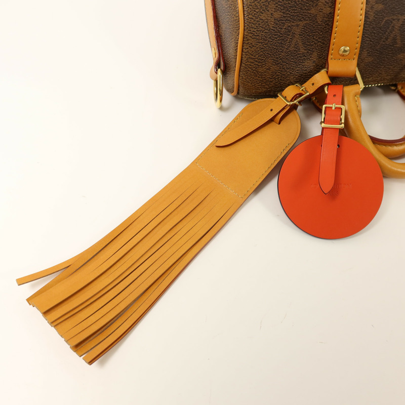 LOUIS VUITTON Monogram Dust Keepall Bandouliere 25金扣手挽肩背兩用袋-13