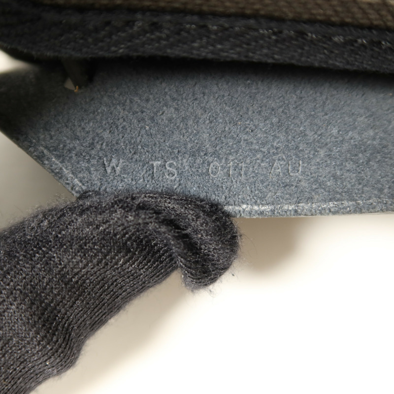 HERMES 帆布Mini Herbag銀扣肩背袋Vert de Gris/Noir-6