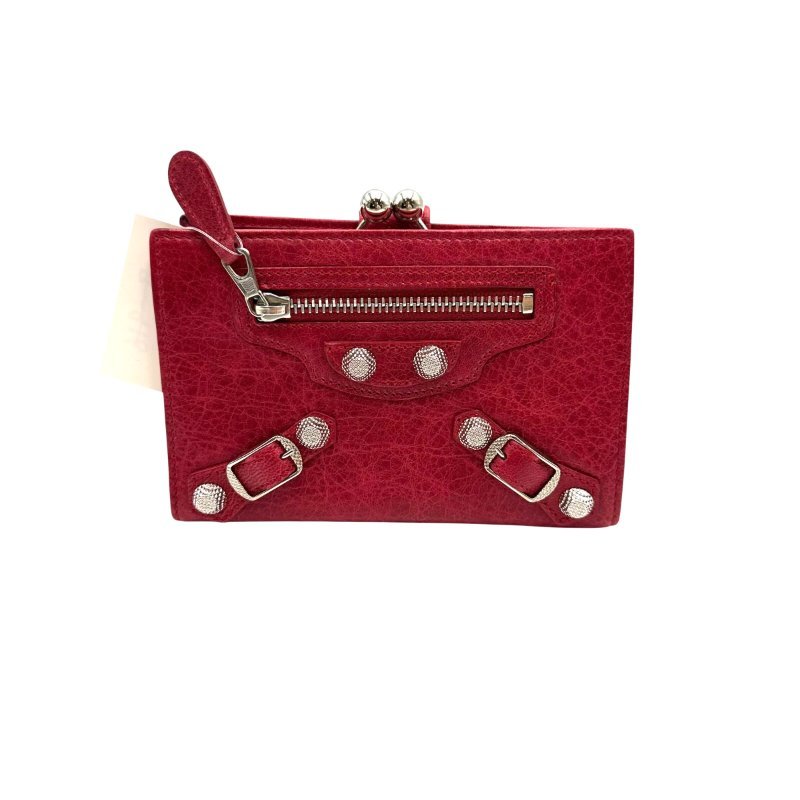 【美收精品】BALENCIAGA 紅色CITY皮夾 C-210【隔月月中將轉賣至日本 上架期限30天】-0
