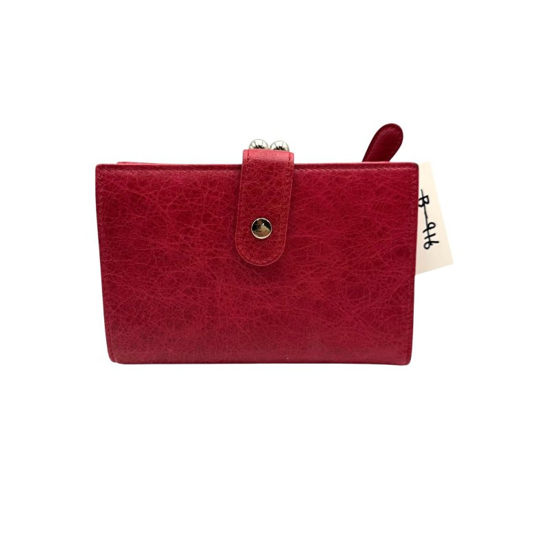 【美收精品】BALENCIAGA 紅色CITY皮夾 C-210【隔月月中將轉賣至日本 上架期限30天】-1