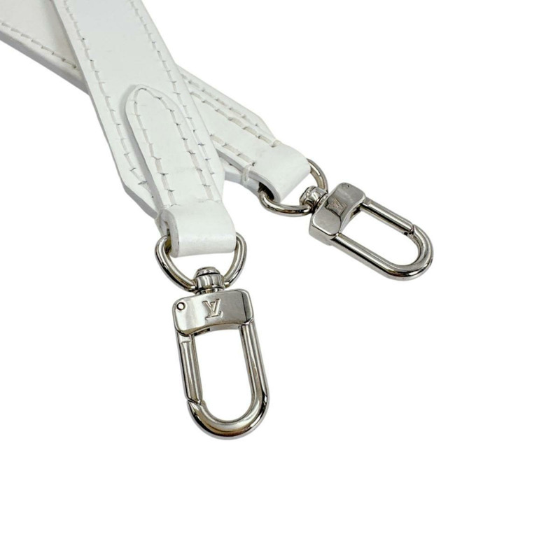 路易威登 Petite Sac Plat 手袋/肩背包,Epi 皮革材質,飾有草間彌生圖案,M81986,白色-13