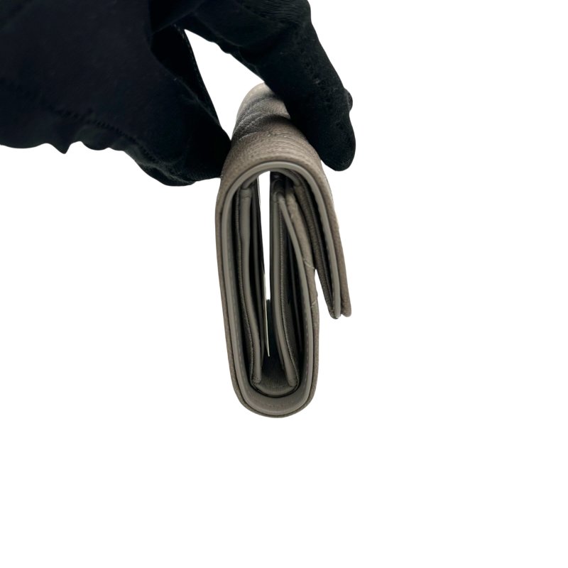 【美收精品】CHANEL 灰色短夾 C-211【隔月月中將轉賣至日本 上架期限30天】-2