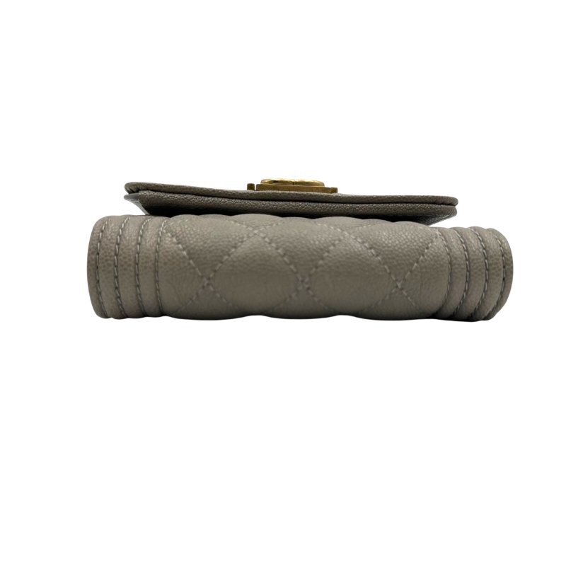 【美收精品】CHANEL 灰色短夾 C-211【隔月月中將轉賣至日本 上架期限30天】-4