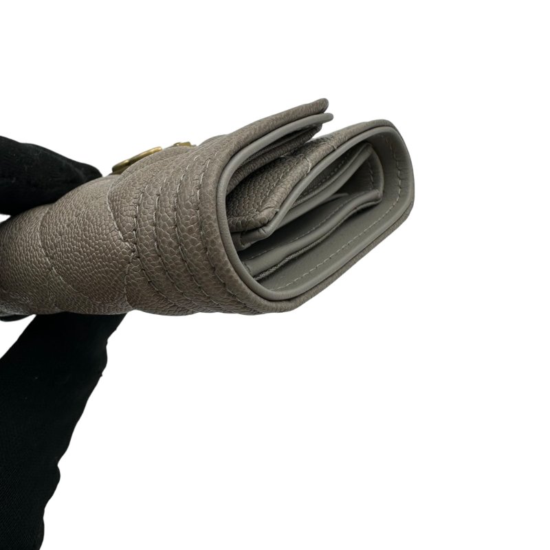 【美收精品】CHANEL 灰色短夾 C-211【隔月月中將轉賣至日本 上架期限30天】-6