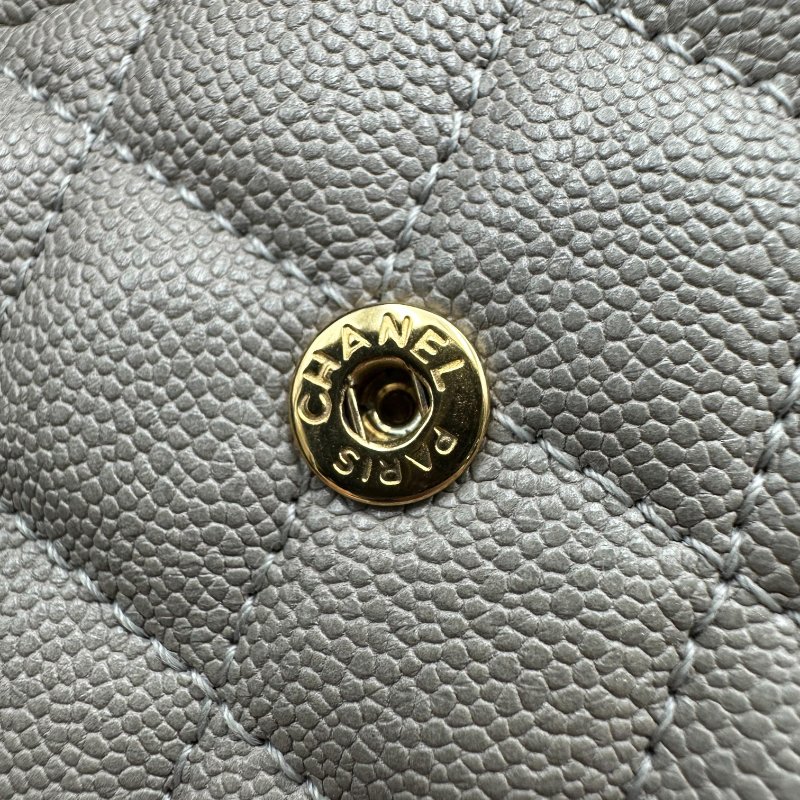 【美收精品】CHANEL 灰色短夾 C-211【隔月月中將轉賣至日本 上架期限30天】-11