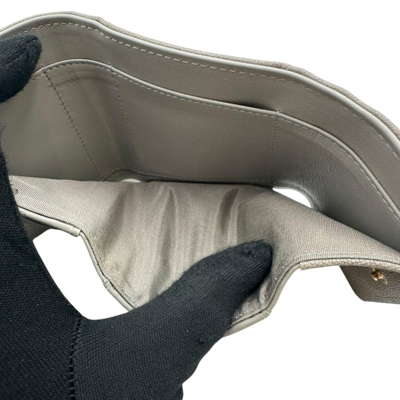 【美收精品】CHANEL 灰色短夾 C-211【隔月月中將轉賣至日本 上架期限30天】-13