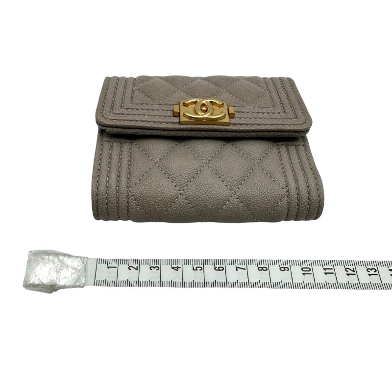 【美收精品】CHANEL 灰色短夾 C-211【隔月月中將轉賣至日本 上架期限30天】-14