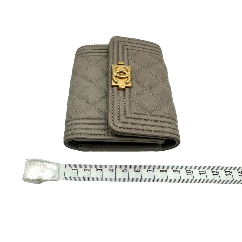 【美收精品】CHANEL 灰色短夾 C-211【隔月月中將轉賣至日本 上架期限30天】-15