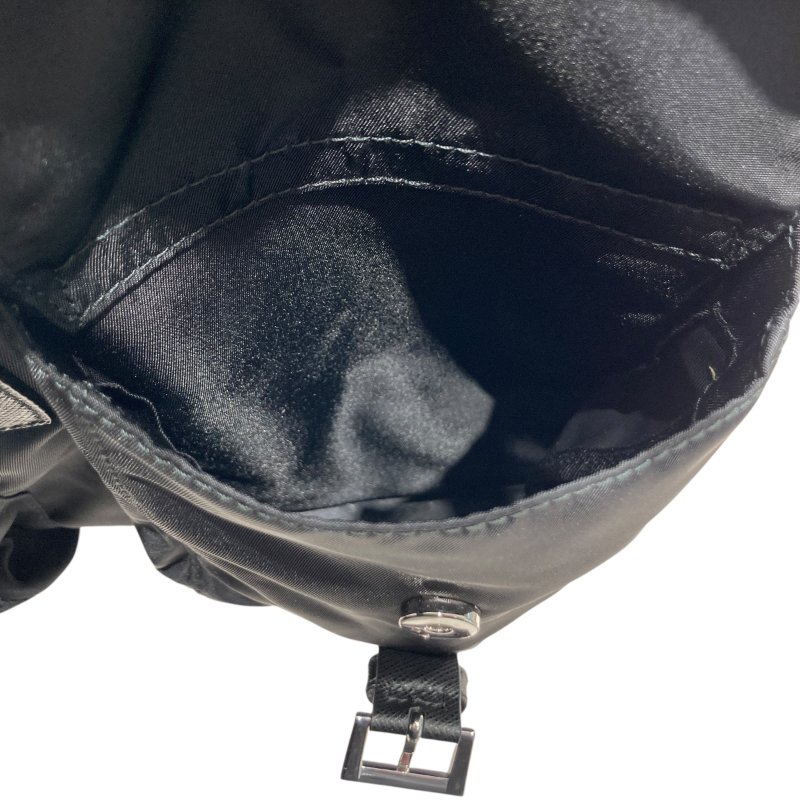 PRADA 普拉達 1BZ811 MEDIUM RE-NYLON BACKPACK 尼龍 後背包 黑色 銀釦-12