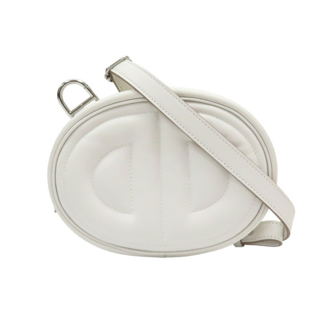 珍珠灰 Swift皮革In The Loop 腰包 胸包 B刻 銀扣【HERMES 愛馬仕】 H079223CK