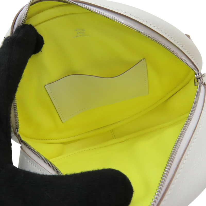 珍珠灰 Swift皮革In The Loop 腰包 胸包 B刻 銀扣【HERMES 愛馬仕】 H079223CK-4