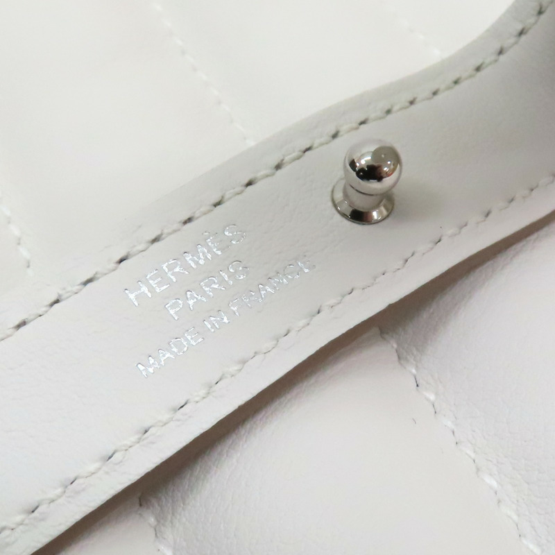 珍珠灰 Swift皮革In The Loop 腰包 胸包 B刻 銀扣【HERMES 愛馬仕】 H079223CK-16