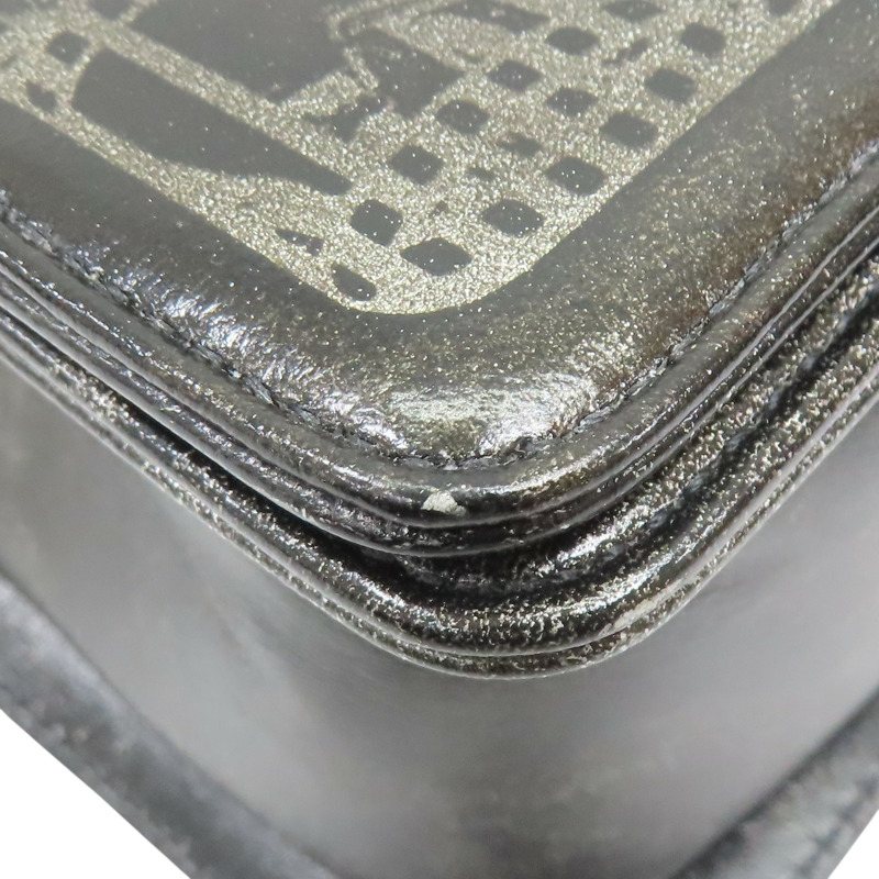 黑色 牛皮 銀色 印花 Boy 25 肩背包 銀扣【CHANEL 香奈兒】 A67086-11